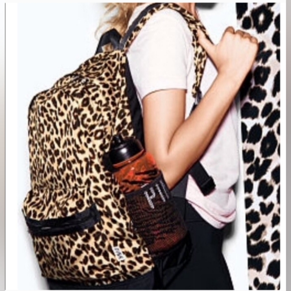 Victoria's Secret Cheetah Leopard Campus Backpack